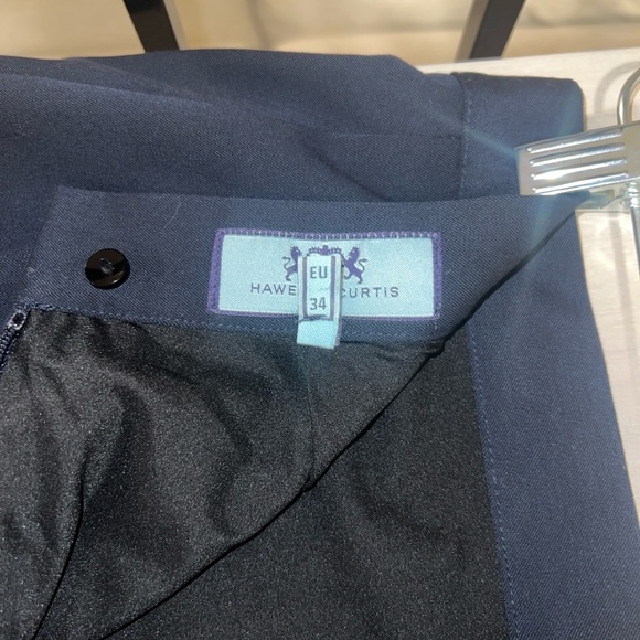 Pencil Elegant Navy Blue Women's Skirt Work Professional sz 4 perfect condition - Picture 7 of 9